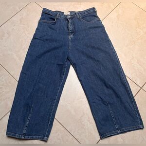 Pilcro Indigo Barrel Jeans